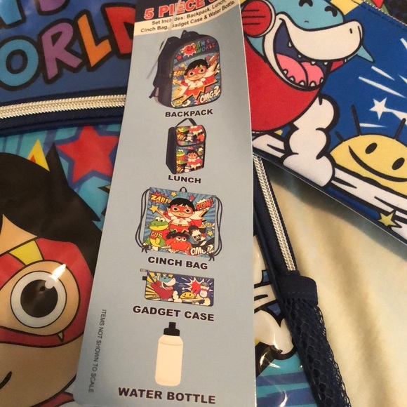 NEW Ryans world 5 piece backpack set - Picture 2 of 9